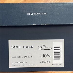 Cole Haan Benton Cap Oxford in British Tan